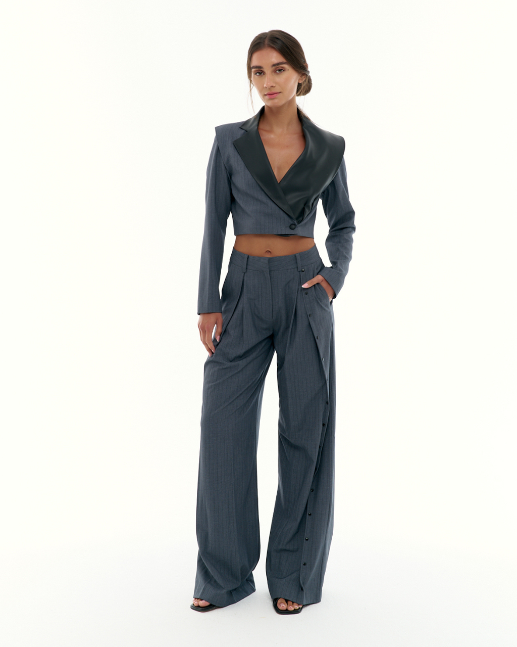 Powersuit Cropped Blazer