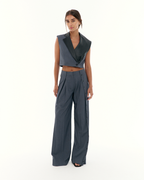 Powersuit Cropped Blazer