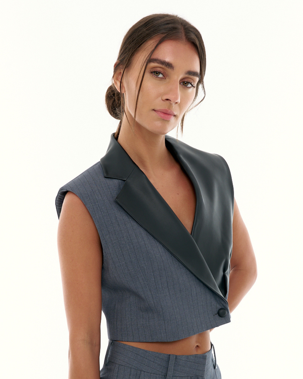 Powersuit Cropped Blazer