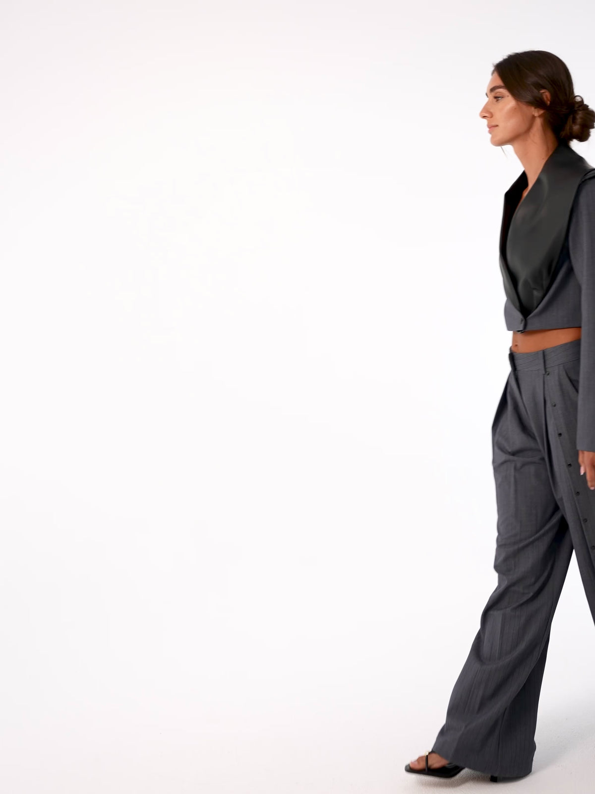 Powersuit Cropped Blazer